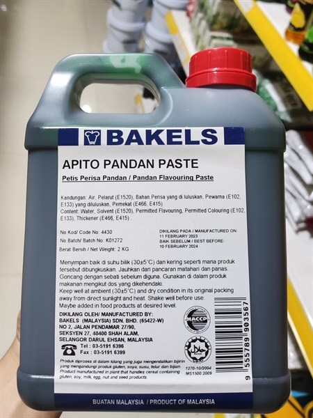 APITO HƯƠNG LÁ DỨA DẠNG SỆT CAN 2KG