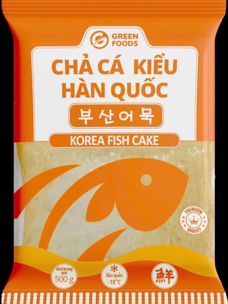 GREEN FOODS CHẢ CÁ HÀN QUỐC 500G