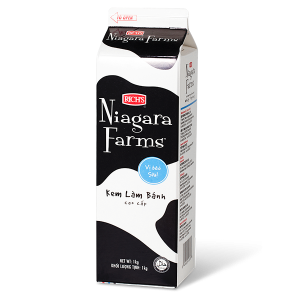 RICH'S KEM NIAGARA ĐEN 1KG (12/THÙNG)