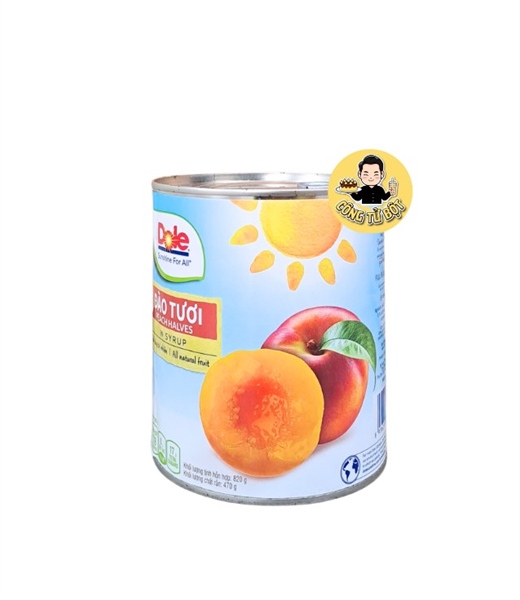 DOLE ĐÀO TƯƠI ĐÓNG LON 820G (12LON/THÙNG)