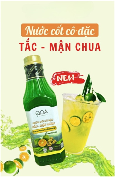QOA NƯỚC CÔ ĐẶC TẮC-MẬN CHUA 1L