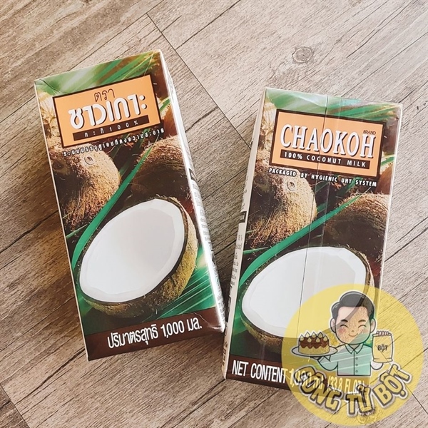 CHAOKOH NƯỚC CỐT DỪA THÁI LAN 1L (12/THÙNG)