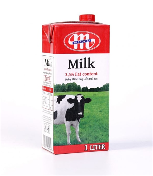 MLEKOVITA SỮA TƯƠI BA LAN MẪU CŨ 1L (12/THÙNG)