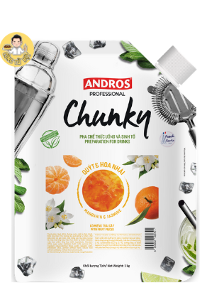 CHUNKY TÚI SINH TỐ QUÝT & HOA NHÀI 1KG (8/THÙNG)