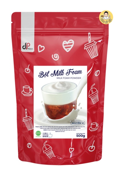 DP FOOD BỘT MILK FOAM NGUYÊN VỊ 500G