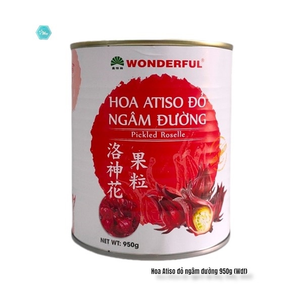 WONDERFUL HOA ATISO ĐỎ NGÂM ĐƯỜNG 950G
