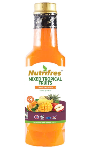 NUTRIFRES NƯỚC ÉP TRÁI CÂY NHIỆT ĐỚI CÔ ĐẶC 850G (12/THÙNG)