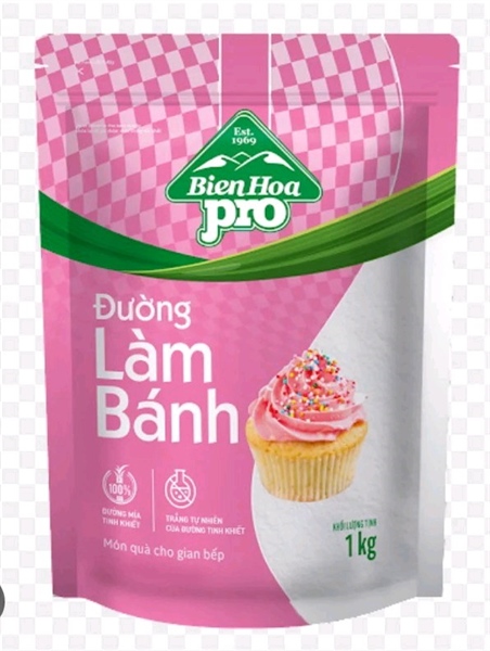 BIÊN HÒA ĐƯỜNG BỘT LÀM BÁNH 1KG
