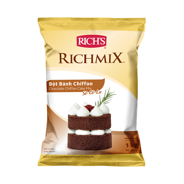 RICH'S BỘT CHIFFON SOCOLA 1KG (12/THÙNG)