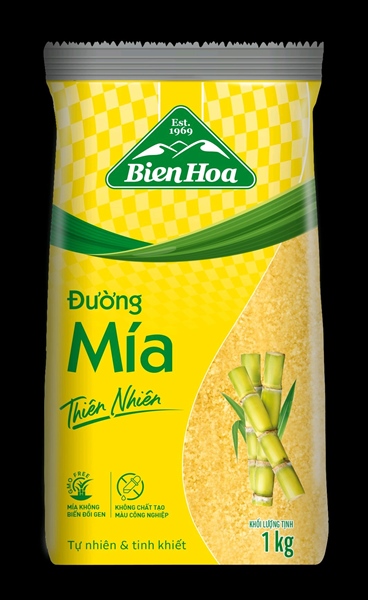 BIÊN HÒA ĐƯỜNG MÍA VÀNG THIÊN NHIÊN 1KG