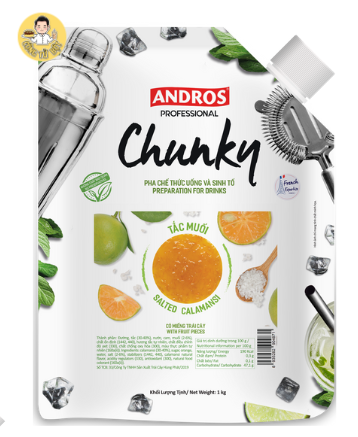 CHUNKY TÚI SINH TỐ TẮC MUỐI 1KG
