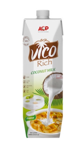 VICO RICH NƯỚC CỐT DỪA 1L (12/THÙNG)