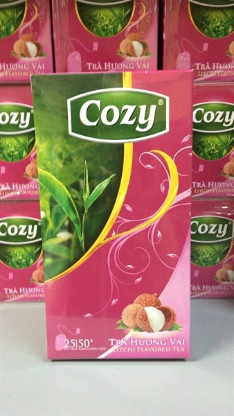 COZY TRÀ VẢI TÚI LỌC 50G (36/THÙNG)